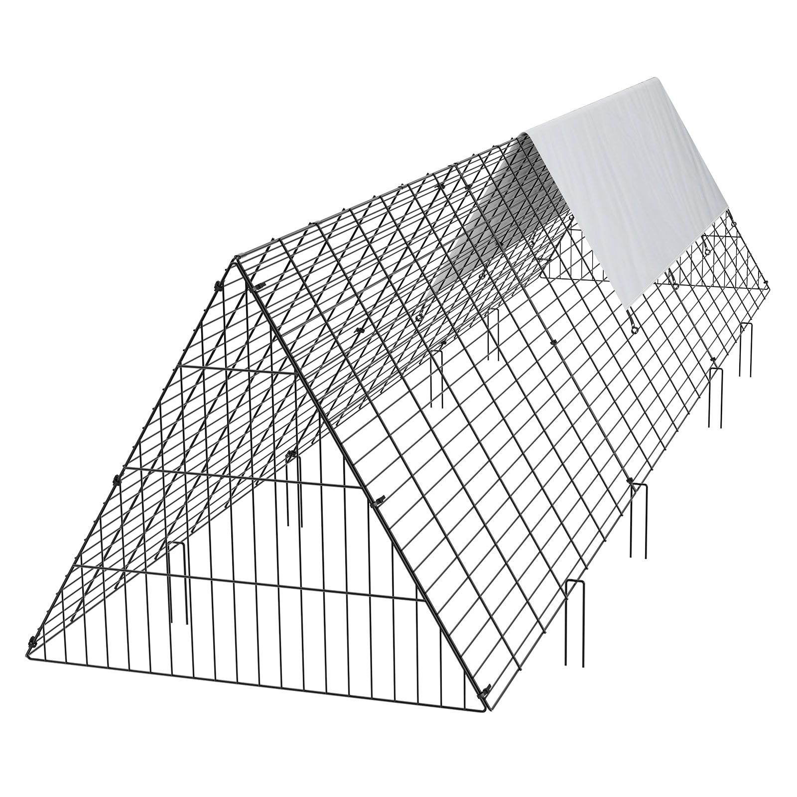 Chicken Tunnels For Yard Portable Run For Chickens Ducks Rabbits_voghion.com
